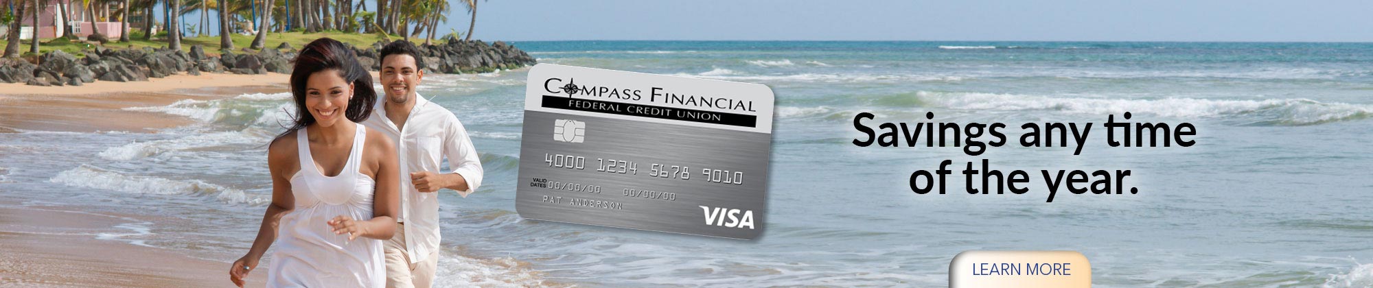 Savings any time of year.  Visa platinum card. Learn more.